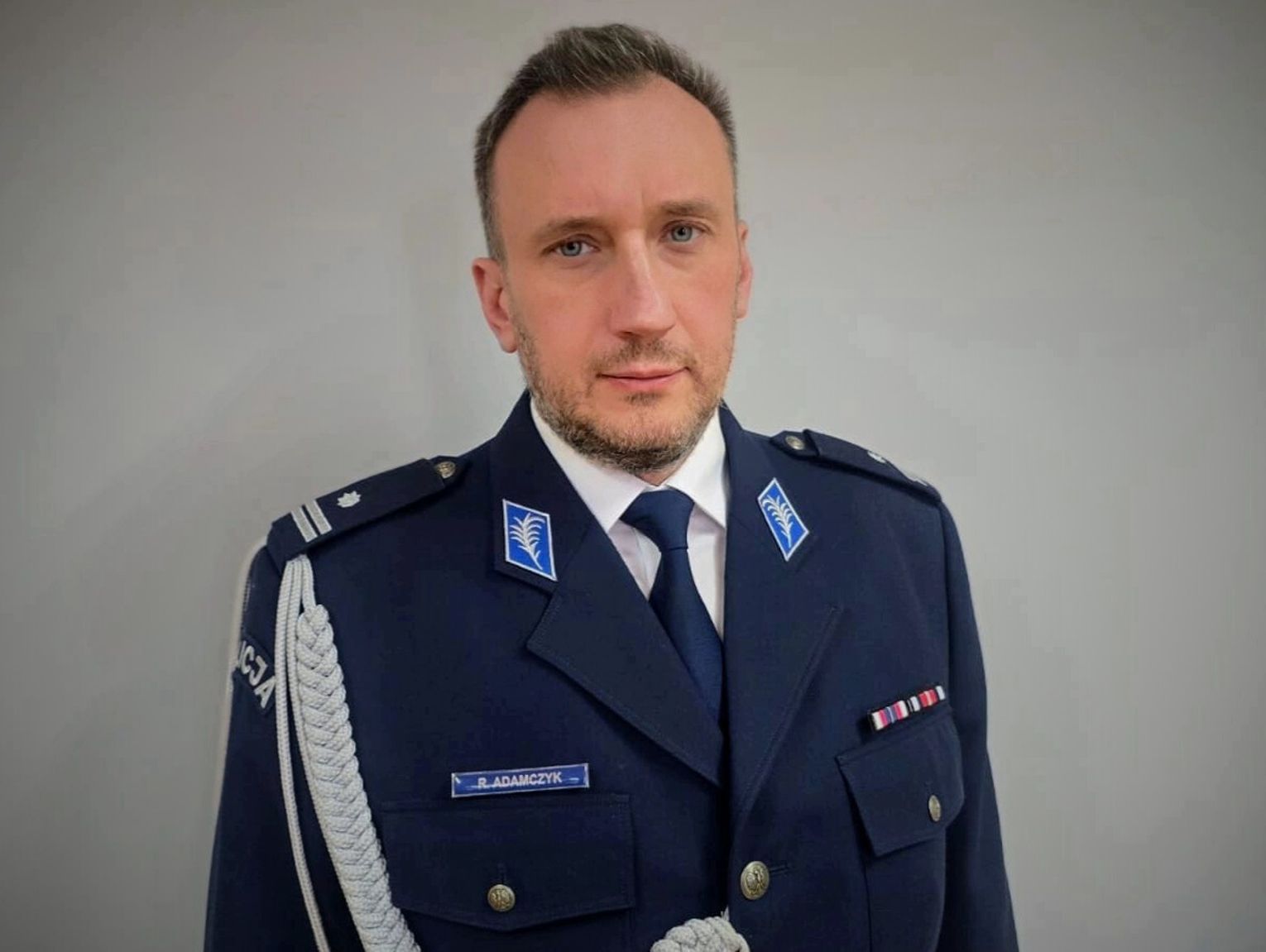 Nowy komendant powiatowy policji w Oleśnicy - Rafał Adamczyk obejmuje stery - Zdjęcie artykułu