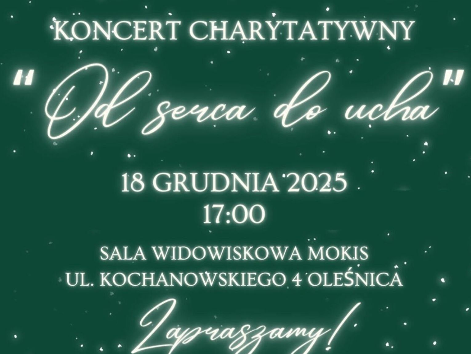 Od serca do ucha - koncert charytatywny dla ucznia Aleka - Zdjęcie artykułu