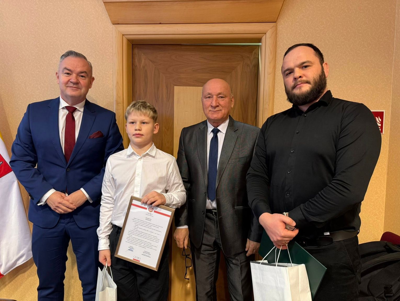 Oleśnica nagradza młodego zapaśnika Stanisława Huz za rok 2025 - Zdjęcie artykułu