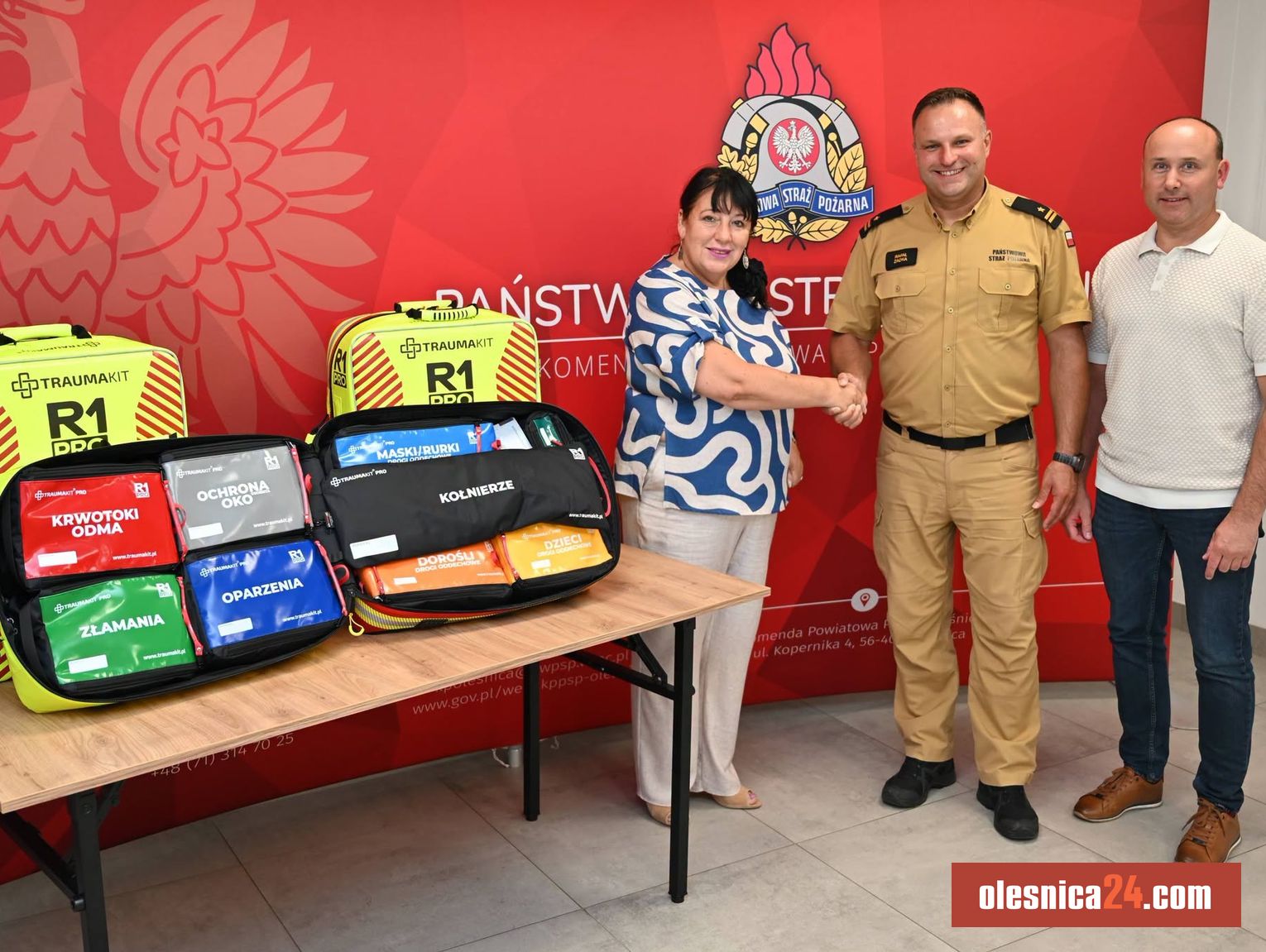 Starostwo przekazało plecaki R1 PRO. Strażacy zyskali sprzęt - Zdjęcie artykułu
